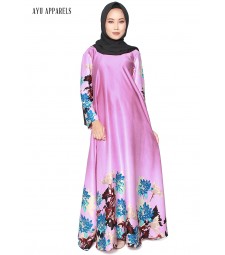 Ombre Bloom Dress Purple